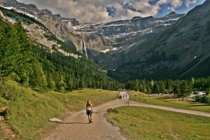 Gavarnie Walk alongside Europe's longest waterfall
