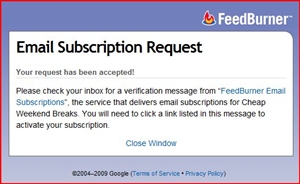 Subscribe via email step three