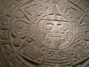 Aztec Sun Stone by Anika Malone