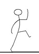 marching stick man