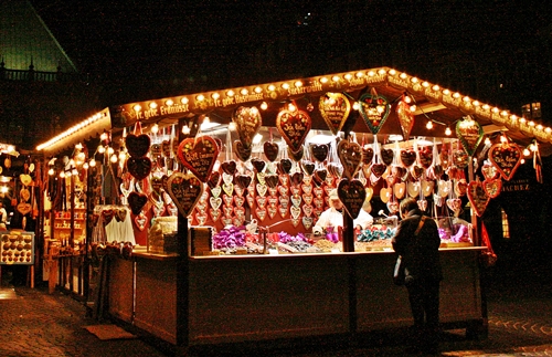 Buying Gingerbread Hearts