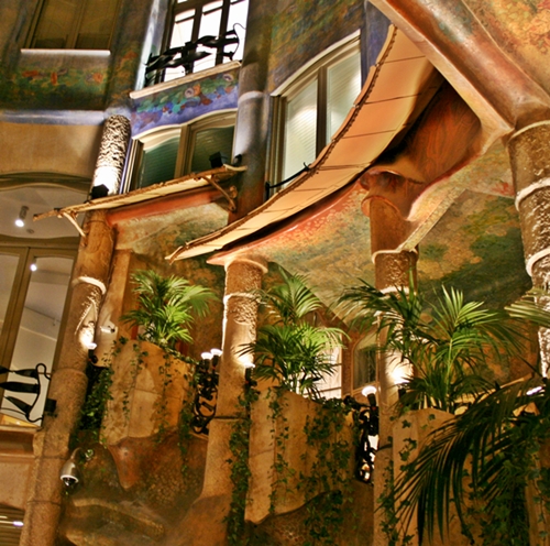 Inside the Casa Pedrera, Barcelona