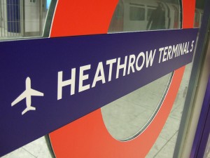 Heathrow Terminal 5 Sign