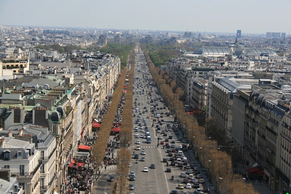 Champs Elysees - View from Arc de Triomphe