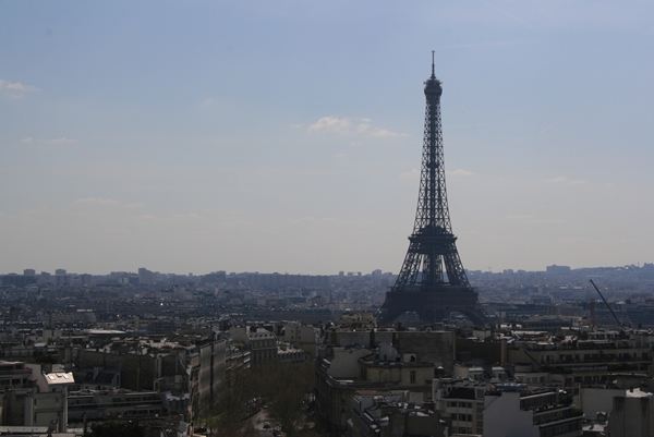 Eiffel Tower - View from Arc de Triomphe