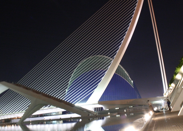 Valencia at night