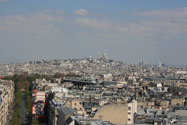 View from Arc Triomphe - Sacre Coeur