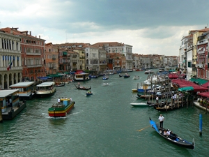 The Grand Canal from Rialto Bridge