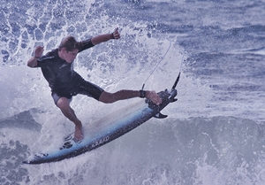 Biarritz Surfer - By Benjamin Mercadier