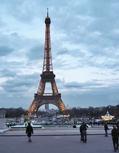 Eiffel Tower at Dusk