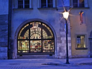Krakow at night